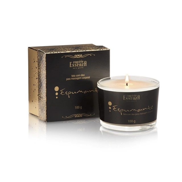 Vela com Óleo para Massagem Corporal Espumante 100g - Imagem 2